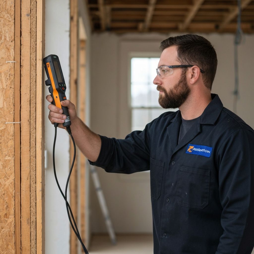 Professional restoration technician